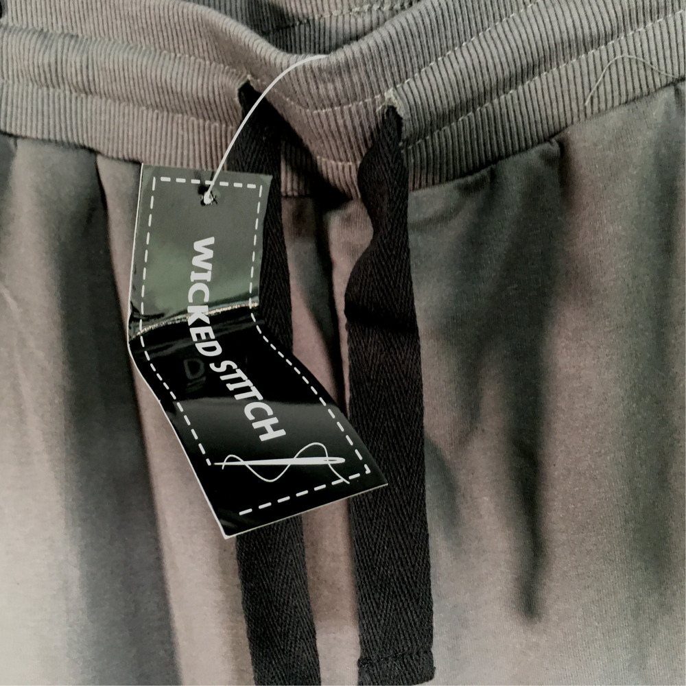 Wicked Stitch Pull-On Jogger Sweat Pant, Men's Size L - Charcoal - Picture 4 of 9